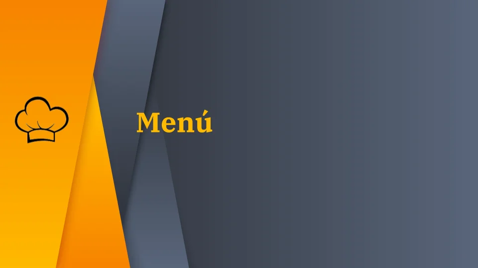 Menú